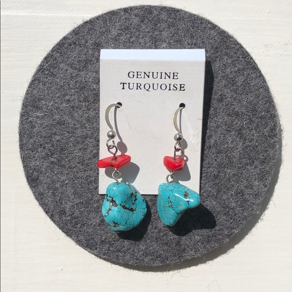 Jewelry - ⚡️4/$20⚡️ Genuine Turquoise Deadstock Earrings